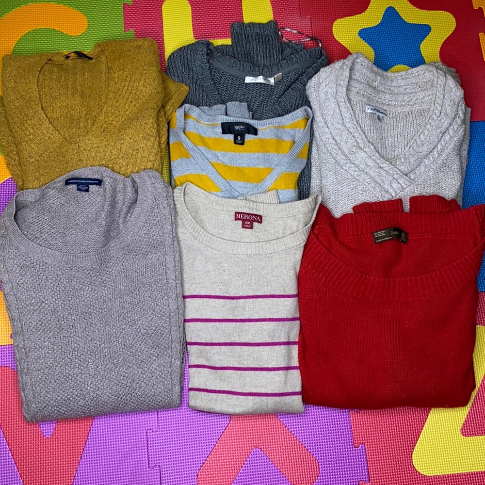pack of (7) sweather various size